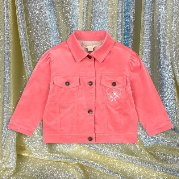 Konges Slojd NEW NWT Pink Lucky Jacket - Pink Flamingo Plume (18M) - Picture 4 of 11